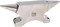 The Beadsmith Dual-Ended Horn Anvil – Mini Size 2.5 x 1 x 1.5 inches – 118mm Tip to Tip – 13.11oz/0.82lbs – Made of Solid Stainless Steel – Flat Horn and Rounded Horn – Use for Hardening Wire Designs